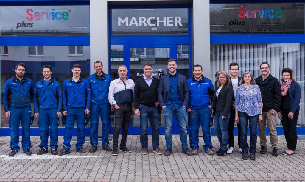 Teamfoto Autohaus Marcher